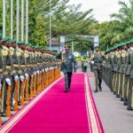 Read more about the article የኢፌዴሪ ጦር ኃይሎች ጠቅላይ ኢታማዦር ሹም ክቡር ፊልድ ማርሻል ብርሃኑ ጁላ በሩዋንዳ የስራ ጉብኝት አደረጉ።