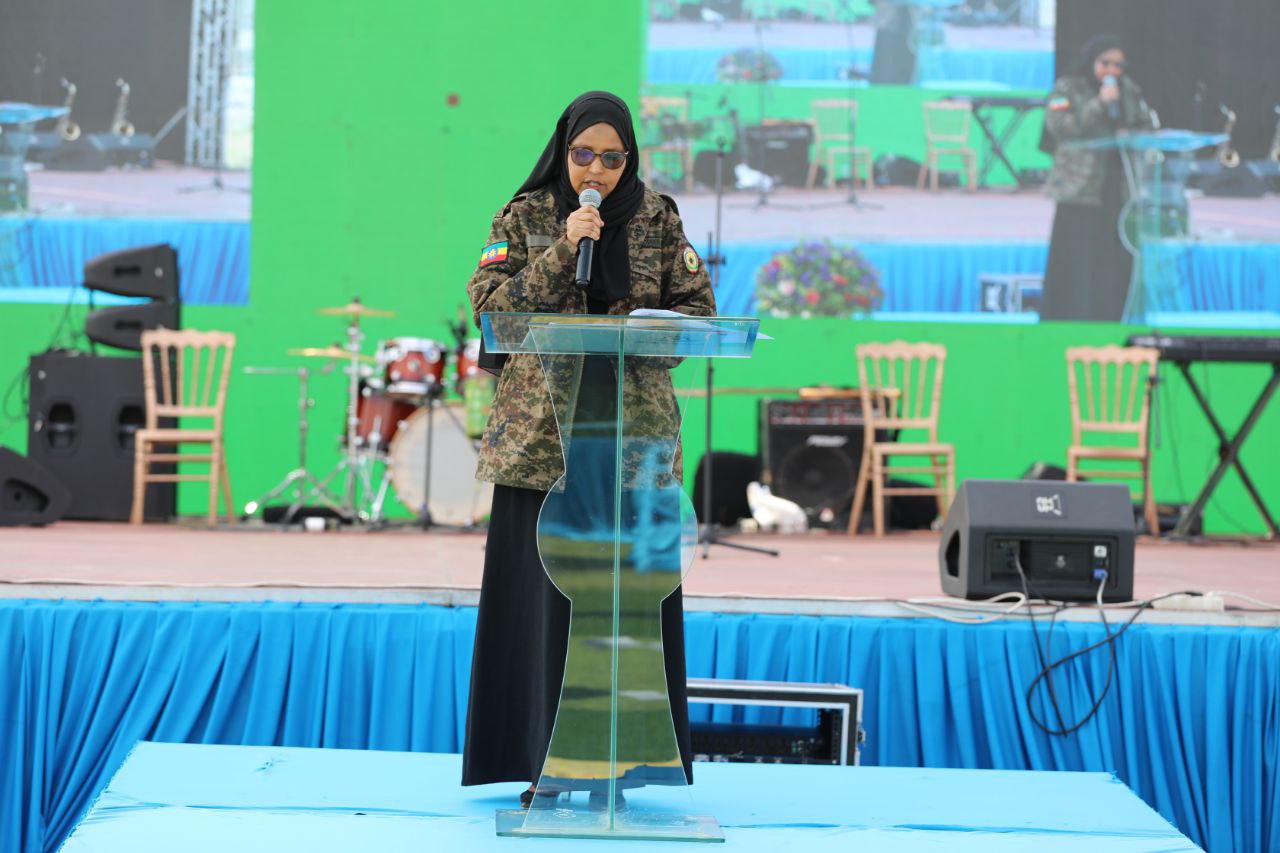 Read more about the article ዛሬ ኩሩ ሀገርን ለሚጠብቅ ኩሩ ኃይል የሚገባውን ክብር የምንሰጥበት ታላቅ ቀን ነው    ክብርት ኢንጂነር አይሻ መሃመድ