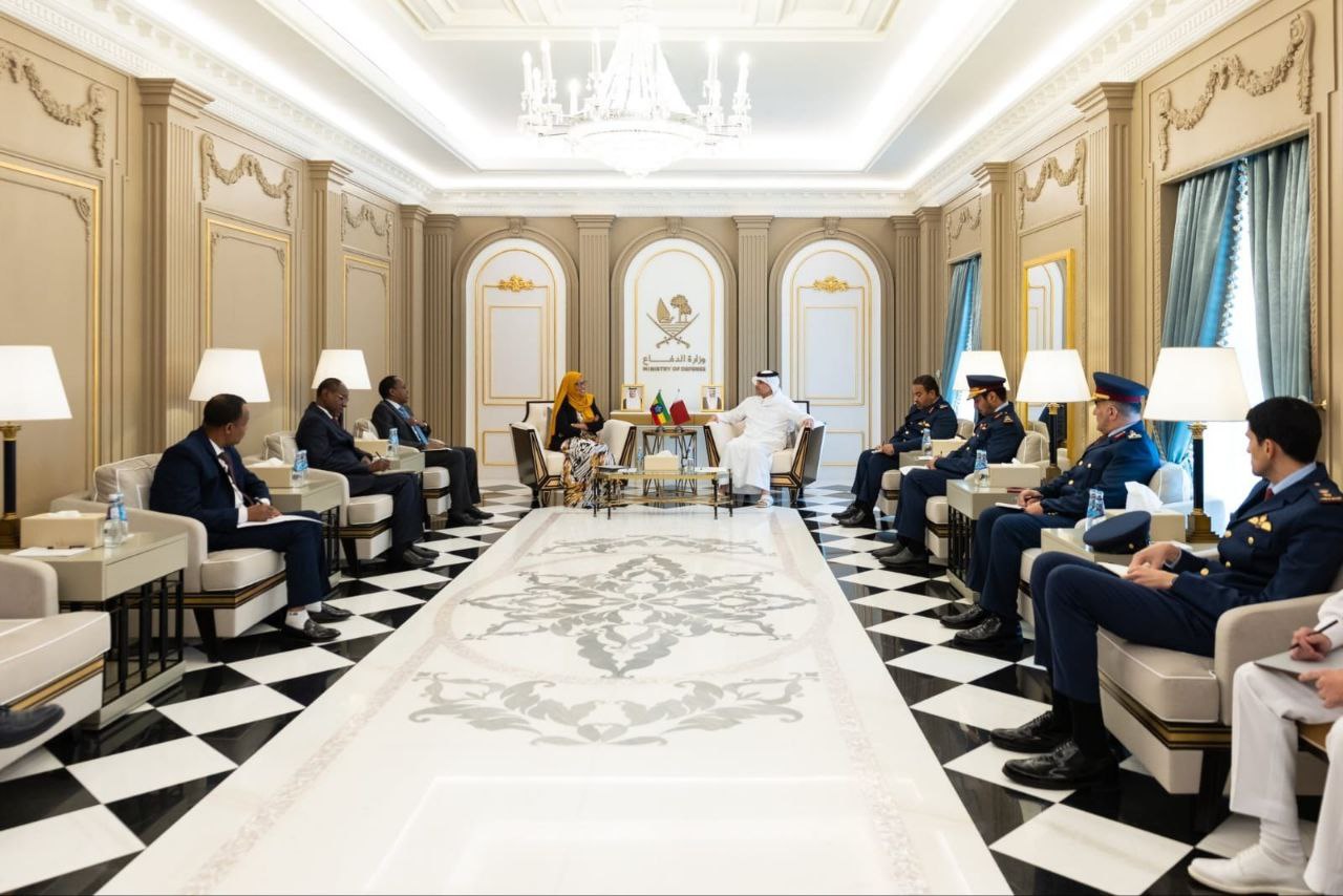 Read more about the article የመከላከያ ሚኒስትር ኢንጂነር አይሻ መሃመድ ከኳታር ምክትል ጠቅላይ ሚኒስትርና የመከላከያ ሚኒስትር ጋር ተወያዩ።